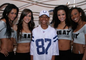 2007 Guest with Miami Heat Dancers       